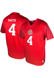Jeremiah Smith  Genuine Collective Ohio State Buckeyes Red Football Football Name And Number Footb..