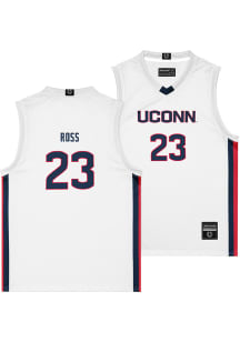 Jayden Ross  Campus Ink UConn Huskies White NIL Jersey