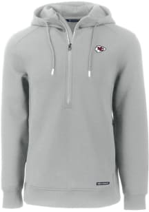 Cutter and Buck Kansas City Chiefs Mens Grey Roam Hood