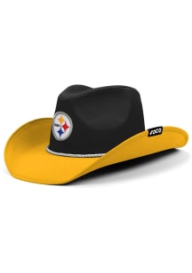 Forever Collectibles Pittsburgh Steelers Black Two-Tone Cowboy Hat Mens Cowboy Hat