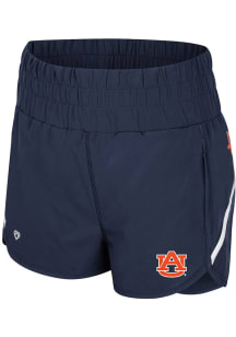 Colosseum Auburn Tigers Womens Navy Blue Levitation Shorts