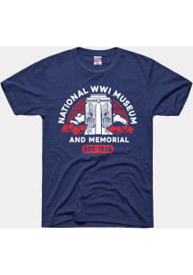 Charlie Hustle Kansas City Navy Blue National WW1 Museum & Memorial Short Sleeve Fashion T Shirt