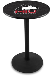 Northern Illinois Huskies Black Round Base Pub Table
