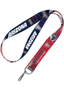 Arizona Wildcats 1 Inch 2026 NCAA Final Four Bound Lanyard - Black