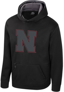 Colosseum Nebraska Cornhuskers Youth Black Fridge Long Sleeve Hoodie