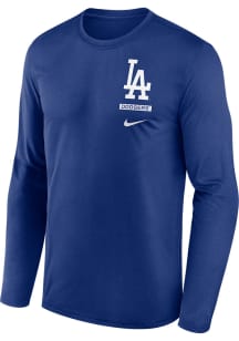 Nike Los Angeles Dodgers Blue Primetime 2 Hit Legend Long Sleeve T-Shirt