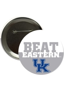 Kentucky Wildcats BEAT East Michigan 3" Button - Blue