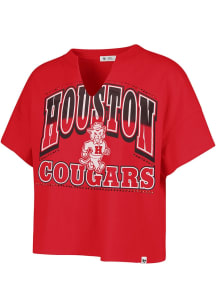 47 Houston Cougars Womens Red Win Big Short Sleeve T-Shirt