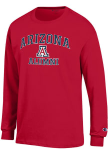 Champion Arizona Wildcats Cardinal Red Alumni Jersey Long Sleeve T Shirt