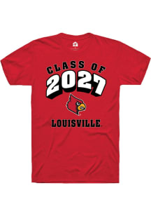 Rally Louisville Cardinals Cardinal Class of 2027 Short Sleeve T Shirt