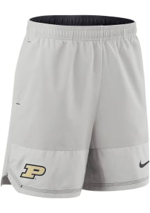 Nike Purdue Boilermakers Mens Ash Dri-Fit Woven Shorts