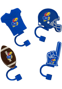 Kansas Jayhawks 4pk Tumby Toppers Drinkware Accessories