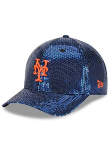 New Era New York Mets Blue Sequin 9FORTY M Crown Womens Adjustable Hat