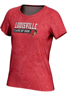 ProSphere Louisville Cardinals Womens Cardinal Class of 2028 Short Sleeve T-Shirt