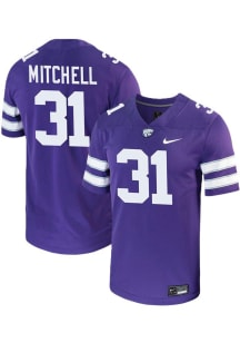 Dominic Mitchell  Nike K-State Wildcats Purple Football NIL Game Football Jersey