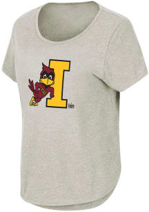 Colosseum Iowa State Cyclones Girls Cream Leaning CY Short Sleeve Tee