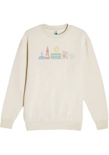 Kansas City Womens White Colorful Icons Crew Sweatshirt