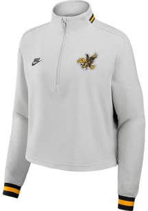 Nike Iowa Hawkeyes Womens Silver Heritage Qtr Zip
