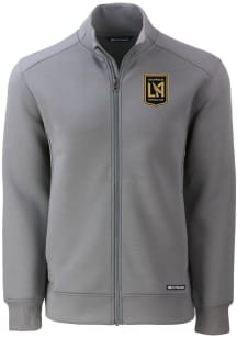 Cutter and Buck Los Angeles FC Mens Graphite Roam Long Sleeve Zip