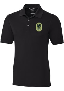Cutter and Buck Nashville SC Black Advantage Pique Big and Tall Polo