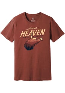 Summit Sportswear West Virginia Orange Almost Heaven Short Sleeve Fashion T Shirt