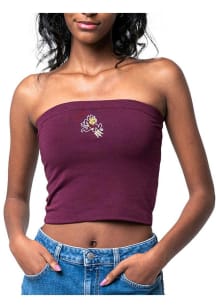 Arizona State Sun Devils Womens Maroon Tube Top Tank Top