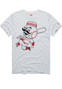 Homage Cincinnati Reds Grey '53 Short Sleeve Fashion T Shirt