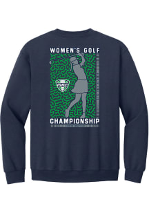 Summit Sportswear MAC Mens Navy Blue Women's Golf Championship 2026 Long Sleeve Crew Sweatshirt