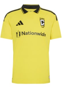 Columbus Crew Mens Adidas Replica Soccer Replica Home Jersey - Yellow