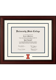 Illinois Fighting Illini Spirit Encore Diploma Frame - Brown