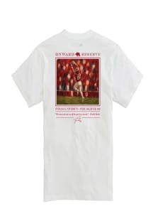 Charlie Becker  Indiana Hoosiers White Onward Reserve Signature Portrait Short Sleeve T Shirt