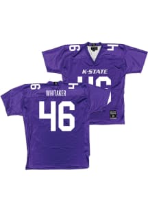 Darien Whitaker   K-State Wildcats Purple NIL Purple Football Jersey