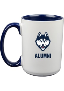 UConn Huskies Alumni 15oz Ceramic Mug - White