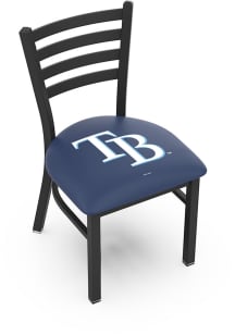 Tampa Bay Rays Stationary Black Wrinkle Finish Pub Stool - Black