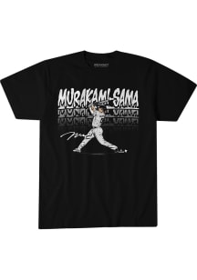 Munetaka Murakami Chicago White Sox Black Kami-Sama Slugger Short Sleeve Fashion Player T Shirt