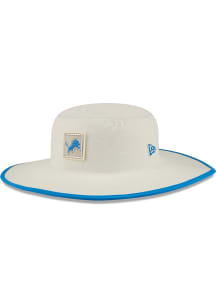 New Era Detroit Lions White 2026 NFL Training Camp Panama Mens Bucket Hat