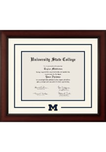 Michigan Wolverines Dimensions Spirit Paxton Diploma Frame - Navy Blue