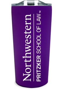 Northwestern Wildcats 18oz Soft Touch Law School Stainless Steel Tumbler - Purple