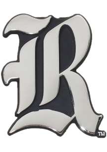 Rice Owls Chrome Car Emblem - Silver