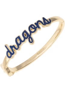 Drexel Dragons Enamel Script Hinge Womens Bracelet