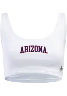 Hype and Vice Arizona Wildcats Womens White Scoop Tank Top
