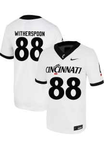 DaMari Witherspoon  Nike Cincinnati Bearcats White Football NIL Game Football Jersey