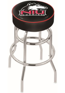 Northern Illinois Huskies Double-Ring Swivel Pub Stool - Black