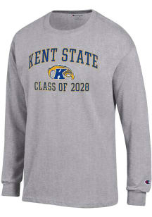 Champion Kent State Golden Flashes Grey Primary Class of 2028 Jersey Long Sleeve T Shirt