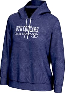 ProSphere BYU Cougars Womens Navy Blue Class of 2027 Hooded Sweatshirt