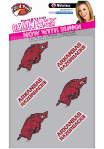 Arkansas Razorbacks 6pk Fandazzler Tattoo