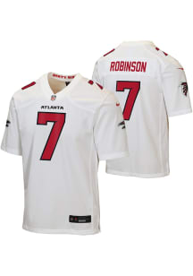 Bijan Robinson Atlanta Falcons Youth White Nike Away Replica Football Jersey