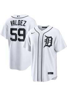 Framber Valdez Detroit Tigers Mens Replica Home Jersey - White