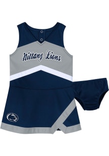 Penn State Nittany Lions Toddler Girls Navy Blue  Sets Cheer Dress