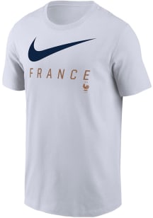 Nike France National Team White Wordmark Short Sleeve T Shirt
